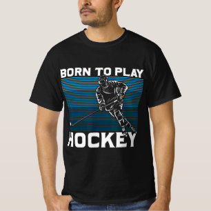 Camiseta Idea de Regalo de Hockey sobre Hielo Nacida Para J