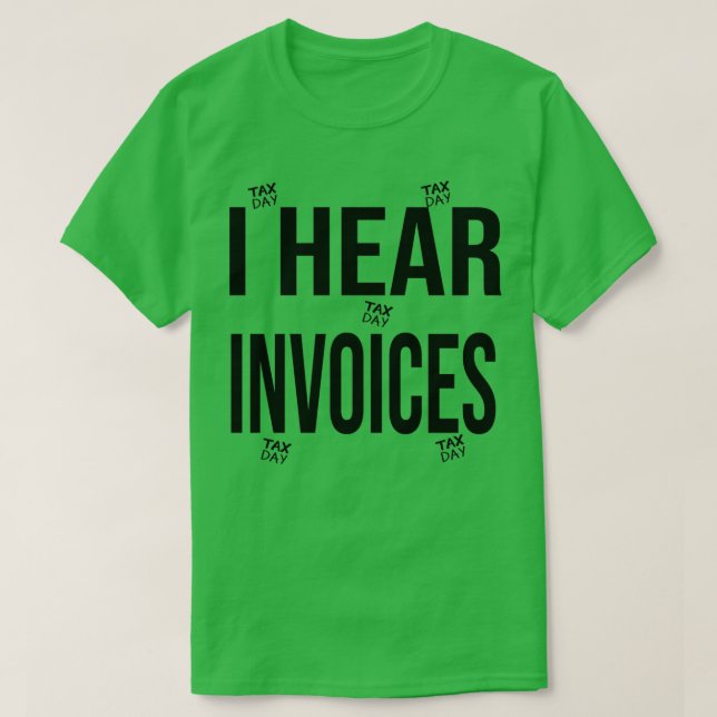 Camiseta Idea de regalo de la calculadora de contabilidad e (Diseño del anverso)