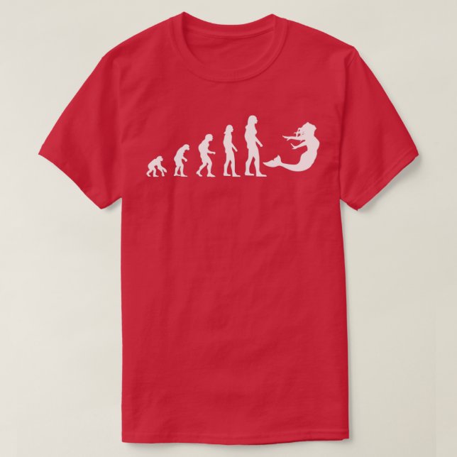 Camiseta Idea de regalo de la evolución divertida de la sir (Diseño del anverso)