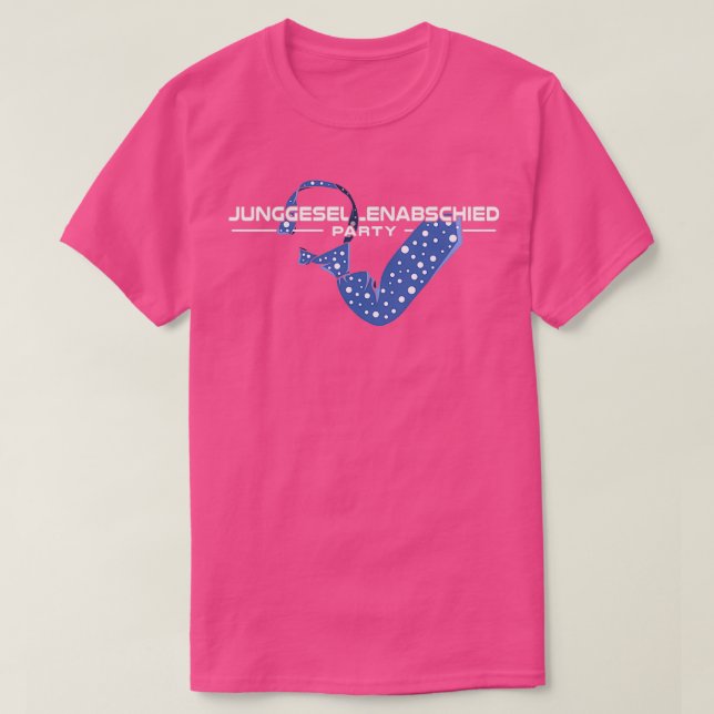Camiseta Idea de regalo de la fiesta del soltero (Diseño del anverso)