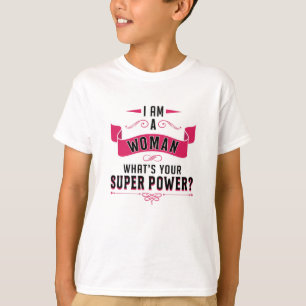 Camiseta Idea de regalo de la mujer Chica del día del poder