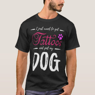 Camiseta Idea de regalo de mamá de perro amante del tatuaje