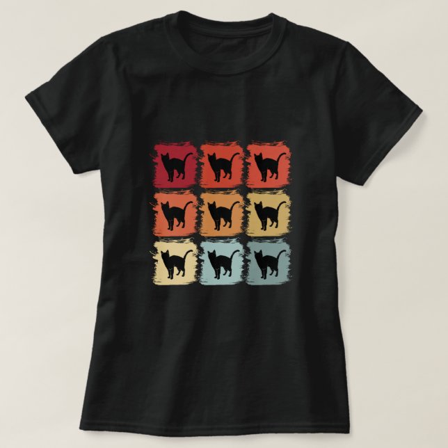 Camiseta Idea de regalo de Mascota de gatos siameses de art (Diseño del anverso)