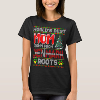 Camiseta Idea de regalo de Navidad para mamá de Dinamarca J
