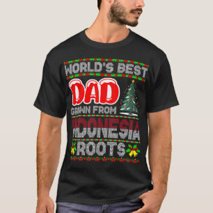 Camiseta Idea de regalo de Navidad para papá de Indonesia S