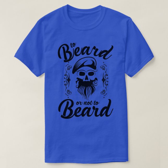 Camiseta Idea De Regalo De Noviembre Con Barba O Sin Barba (Diseño del anverso)