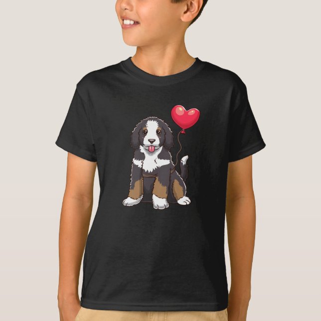 Camiseta Idea de regalo de perro de Bernedoodle (Anverso)