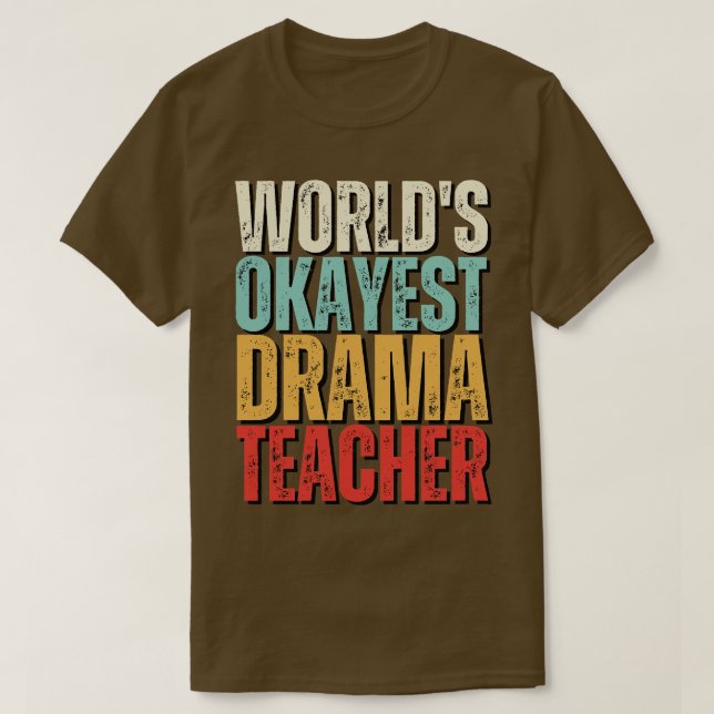 Camiseta Idea de regalo de profesor de teatro más popular d (Diseño del anverso)