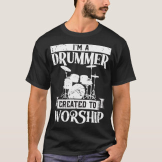 Camiseta Idea de regalo de tambor cristiano para los tambor