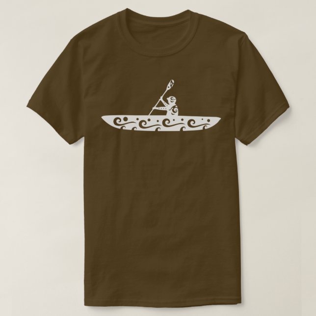 Camiseta Idea de regalo de tatuaje tribal en canoa maorí 2 (Diseño del anverso)