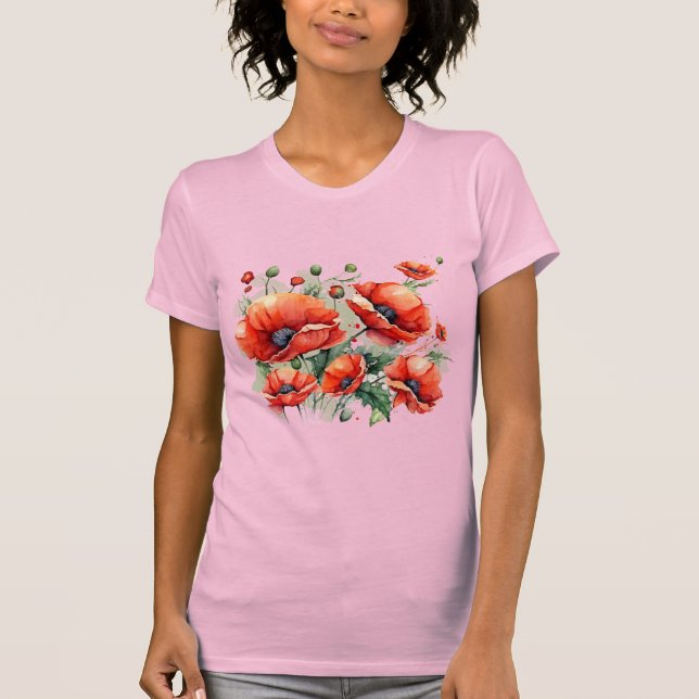 Camiseta idea de regalo de tee. de verano para flores (Anverso)