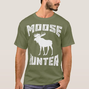 Camiseta Idea de regalo de toro de caza cómica de Moose    
