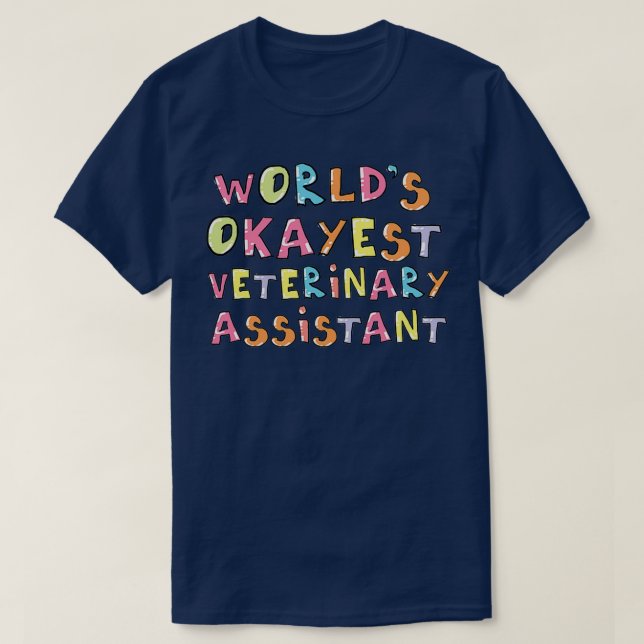 Camiseta Idea de regalo del asistente veterinario más conoc (Diseño del anverso)