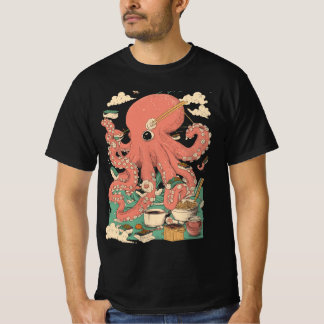 Camiseta Idea de regalo del Día del Padre del pulpo Squid S