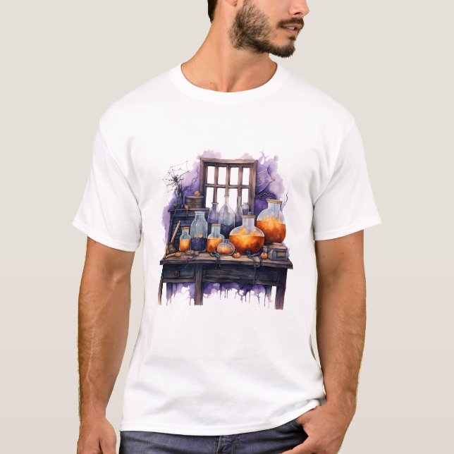 Camiseta Idea de regalo del equipo de laboratorio de Hallow (Anverso)