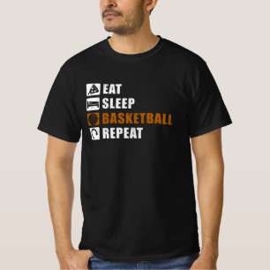 Camiseta Idea de regalo del jugador de baloncesto de dormir
