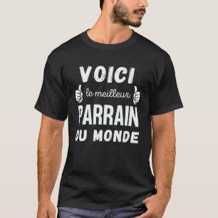 Camiseta Idea de regalo del mejor padrino del mundo Humor d