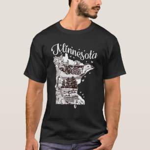 Camiseta Idea de regalo del norte para nativos de Minnesota