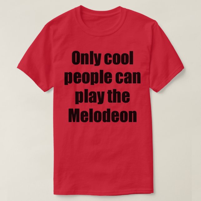 Camiseta Idea de regalo divertida para músico melodeón (Diseño del anverso)