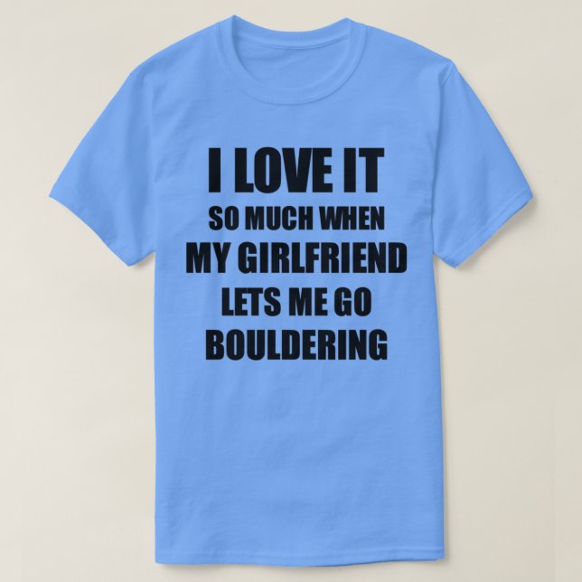 Camiseta Idea de regalo divertida para novio que me encanta (Diseño del anverso)