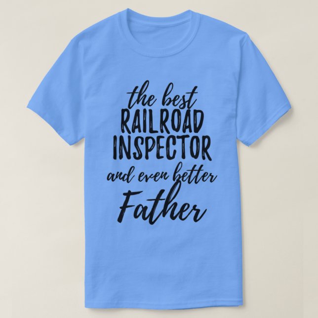 Camiseta Idea de regalo divertida para papá del inspector d (Diseño del anverso)
