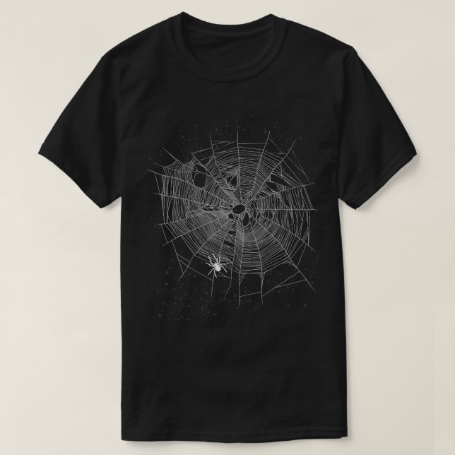 Camiseta Idea de regalo entomólogo Spider Cobweb (Diseño del anverso)