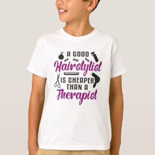 Camiseta Idea de regalo estilista de barbería estilizada pa