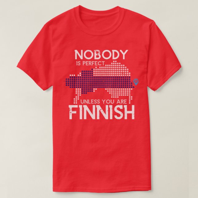 Camiseta Idea de regalo finlandés divertida (Diseño del anverso)