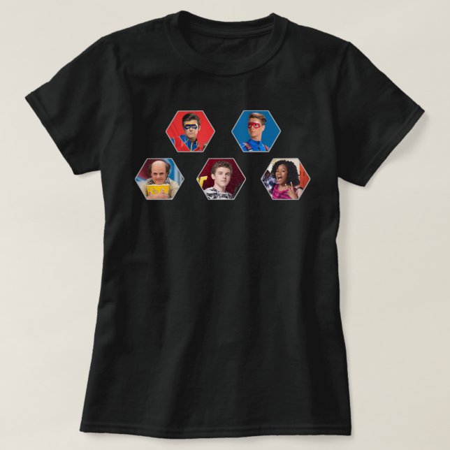 Camiseta Idea de regalo Henry Danger Hexagon Familia Fam Cu (Diseño del anverso)
