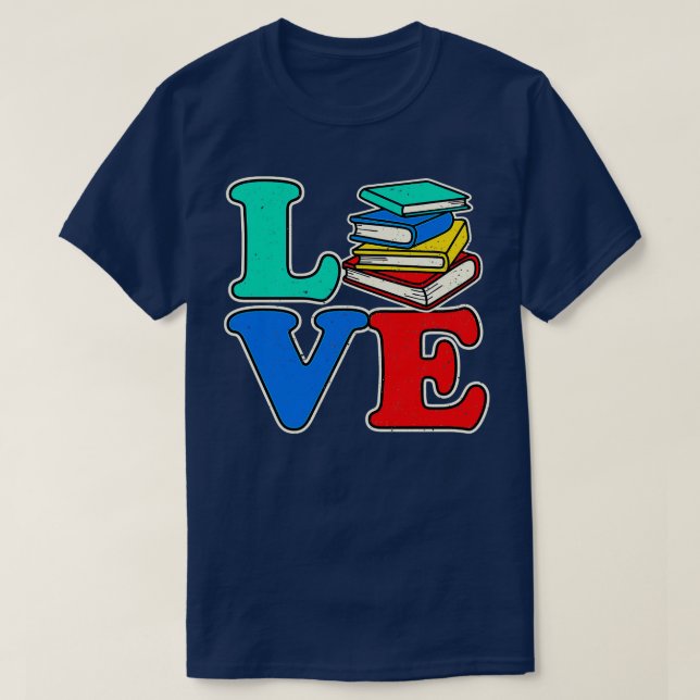 Camiseta Idea de regalo para aficionados a libros antiguos (Diseño del anverso)