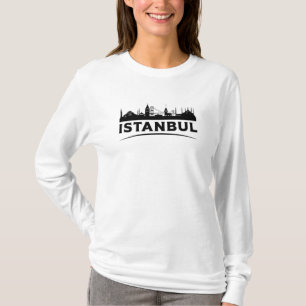 Camiseta Idea de regalo para el paisaje urbano de Estambul