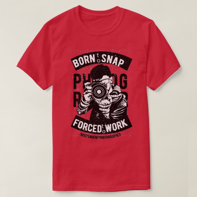 Camiseta Idea de regalo para fotógrafos (Diseño del anverso)