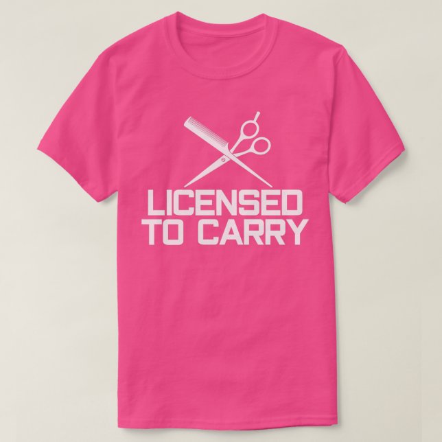 Camiseta Idea de regalo para las peluquerías (Diseño del anverso)