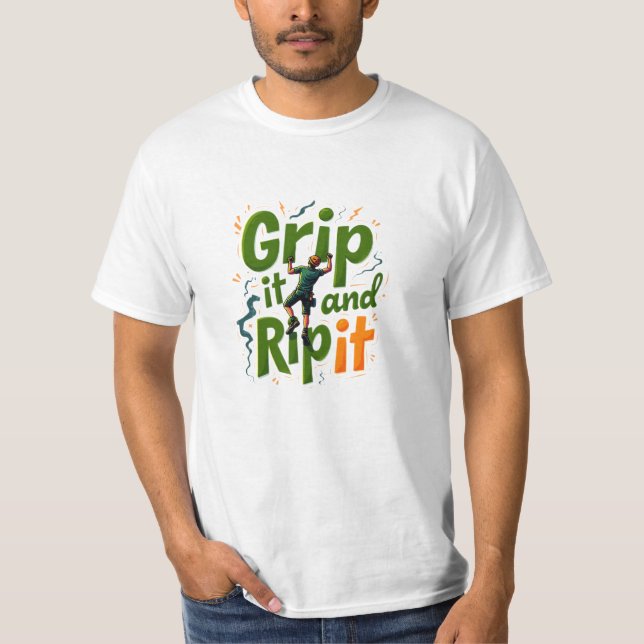 Camiseta Idea de regalo para los amantes de Bouldering (Anverso)