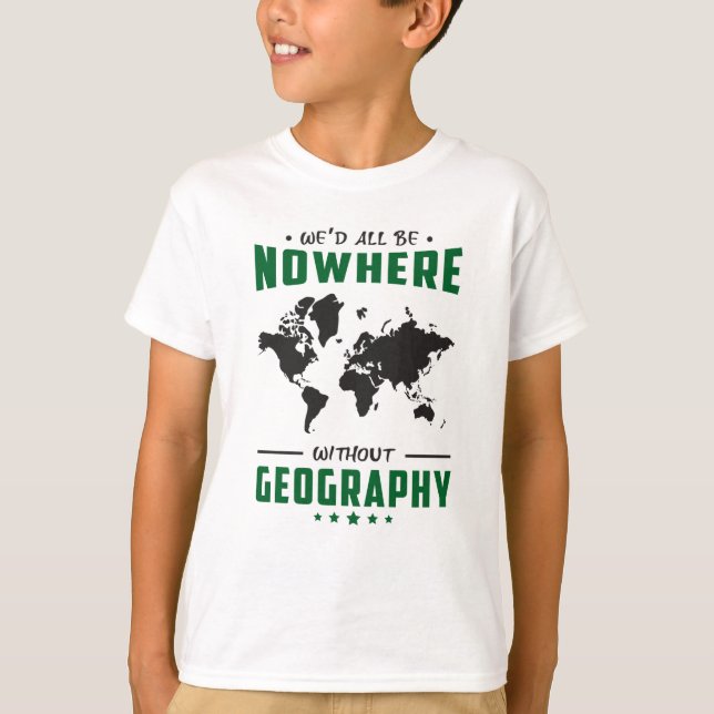 Camiseta Idea de regalo para profesores de geografía divert (Anverso)