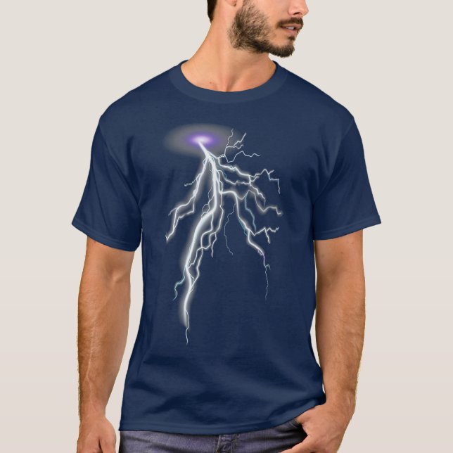 Camiseta Idea de regalo relámpago I Tormentas relámpago I B (Anverso)