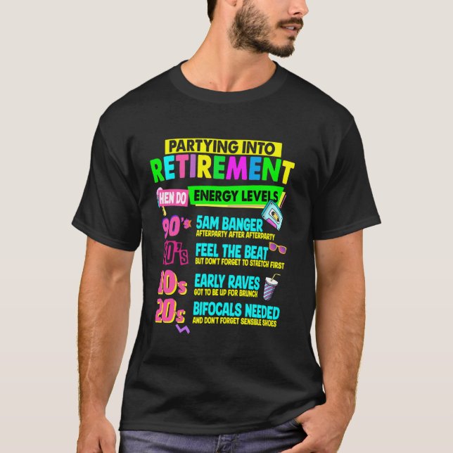 Camiseta Idea de ropa para Fiestas para mujeres de los años (Anverso)