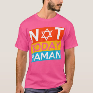 Camiseta Idea de un hábito de purim feliz hoy no es el Ho j
