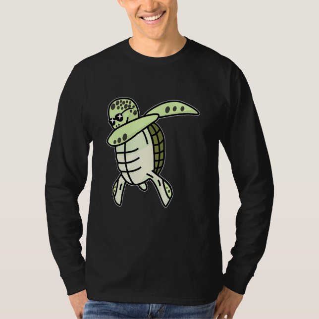 Camiseta Idea de una tortuga marina suave para el Día Mundi (Anverso)