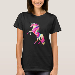 Camiseta Idea De Unicornio Para Las Mujeres De Tejido Mític