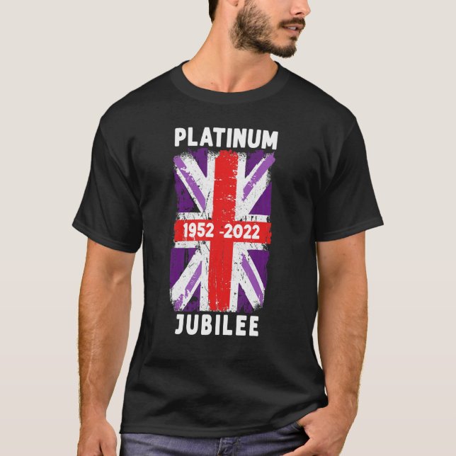 Camiseta Idea De Union Jack Para Las Mujeres Por El Jubileo (Anverso)
