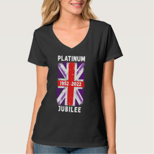 Camiseta Idea De Union Jack Para Las Mujeres Por El Jubileo