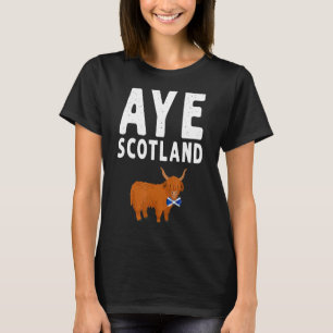 Camiseta Idea De Vaca En La Altiplano De Escocia De Aye Par