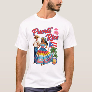 Camiseta Idea de vestimenta puertorriqueña para hombres muj