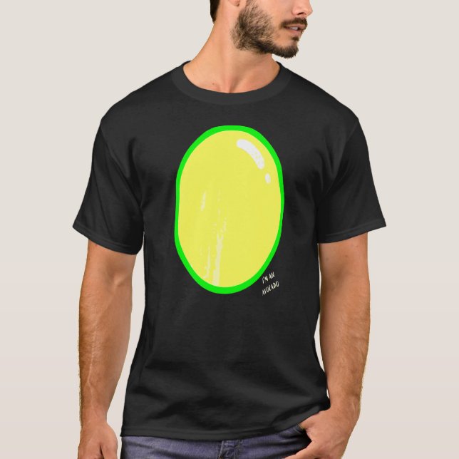 Camiseta Idea de vestuario de aguacate verde y lindo (Anverso)