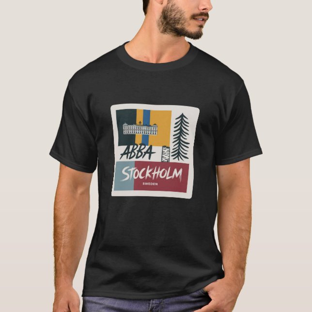 Camiseta Idea de viaje cultural sueca (Anverso)