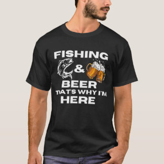 Camiseta Idea Del Ángel De La Beer De La Cerveza Pesquera P