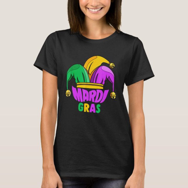 Camiseta Idea del disfraz del carnaval Mardi Gras Gorra (Anverso)