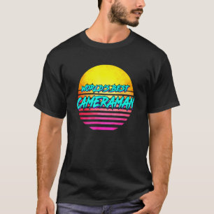 Camiseta Idea del mejor operador de cámara del mundo