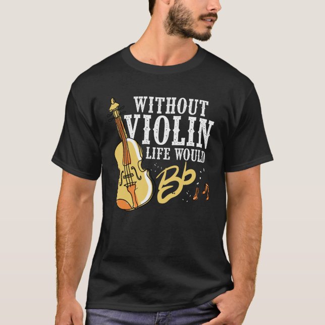 Camiseta Idea del regalo del violinista para el instrumento (Anverso)